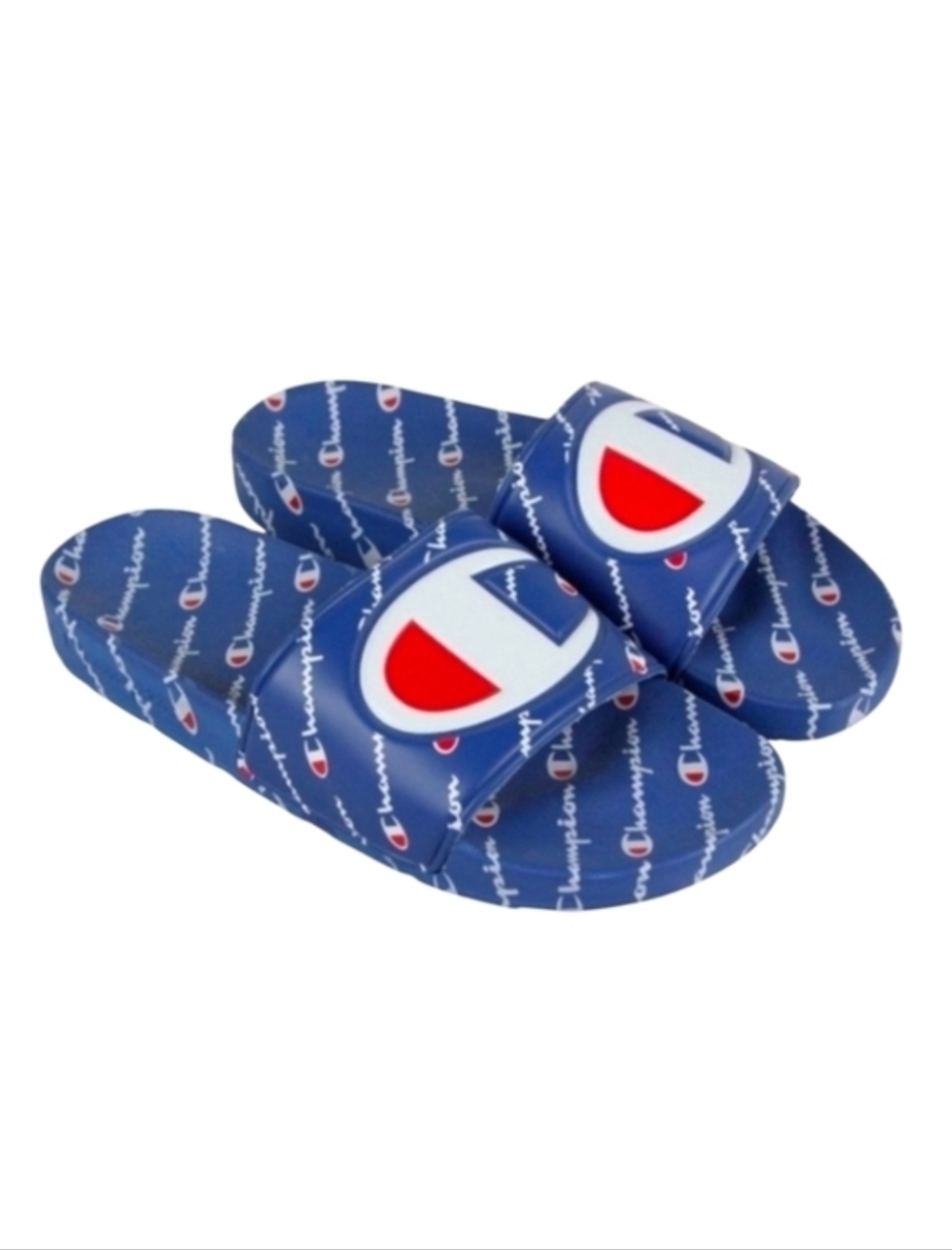 Champion IPO Repeat Slides Blue Sandals Flip Flops